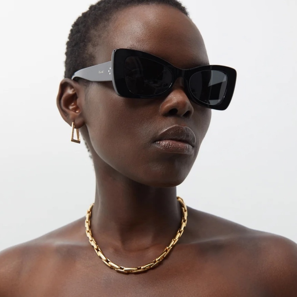 New! CELINE Sunglasses CL40236I 01A Authentic New! - Picture 5 of 14